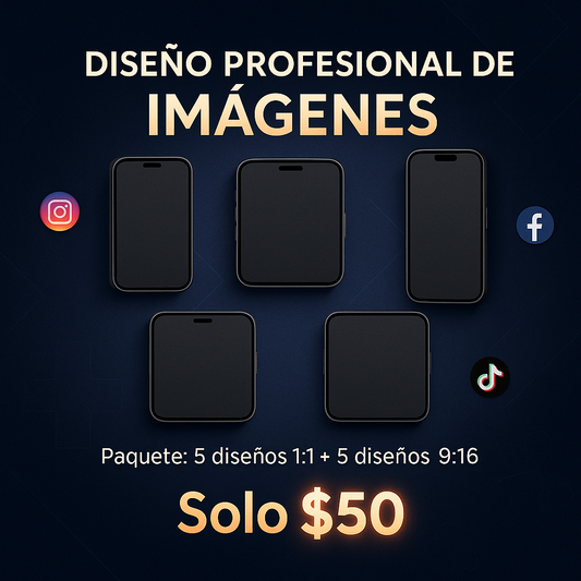 paquete digital1 Diseño Profesional de Imágenes para contenido (10 piezas)